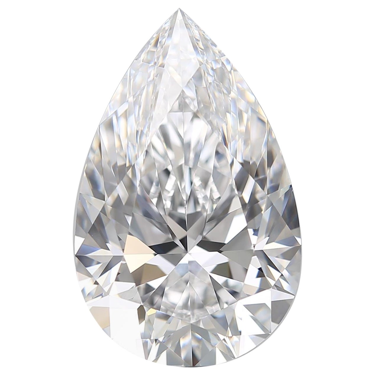 Golconda Typ IIA GIA zertifizierter makelloser D Farbe Diamant im Birnenschliff 8,09 Karat im Angebot