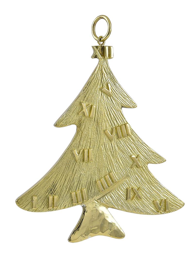 Women's or Men's Gold 12 Days of Christmas Ornament