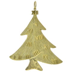 Vintage Gold 12 Days of Christmas Ornament