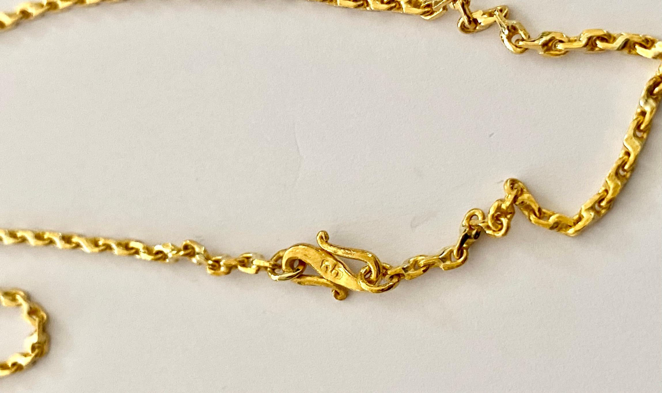 Women's or Men's Gold 20K. '833/-' Necklace with a 