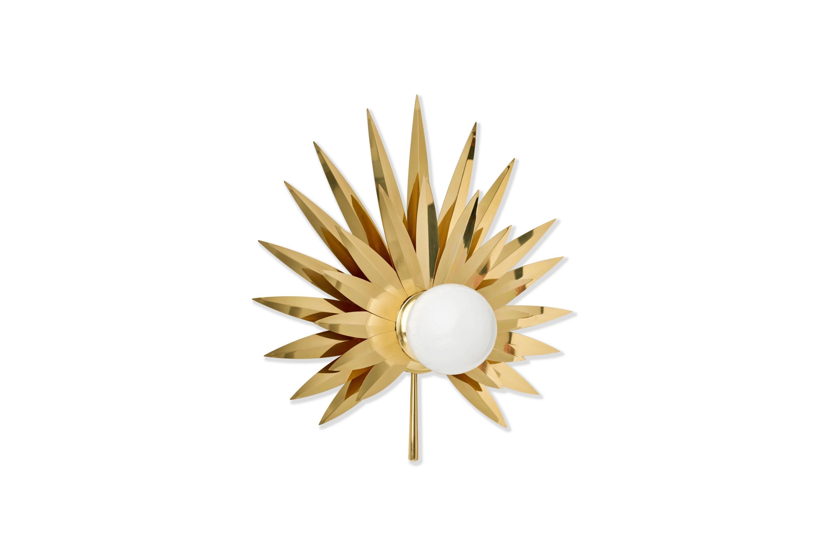 hand brass light gold