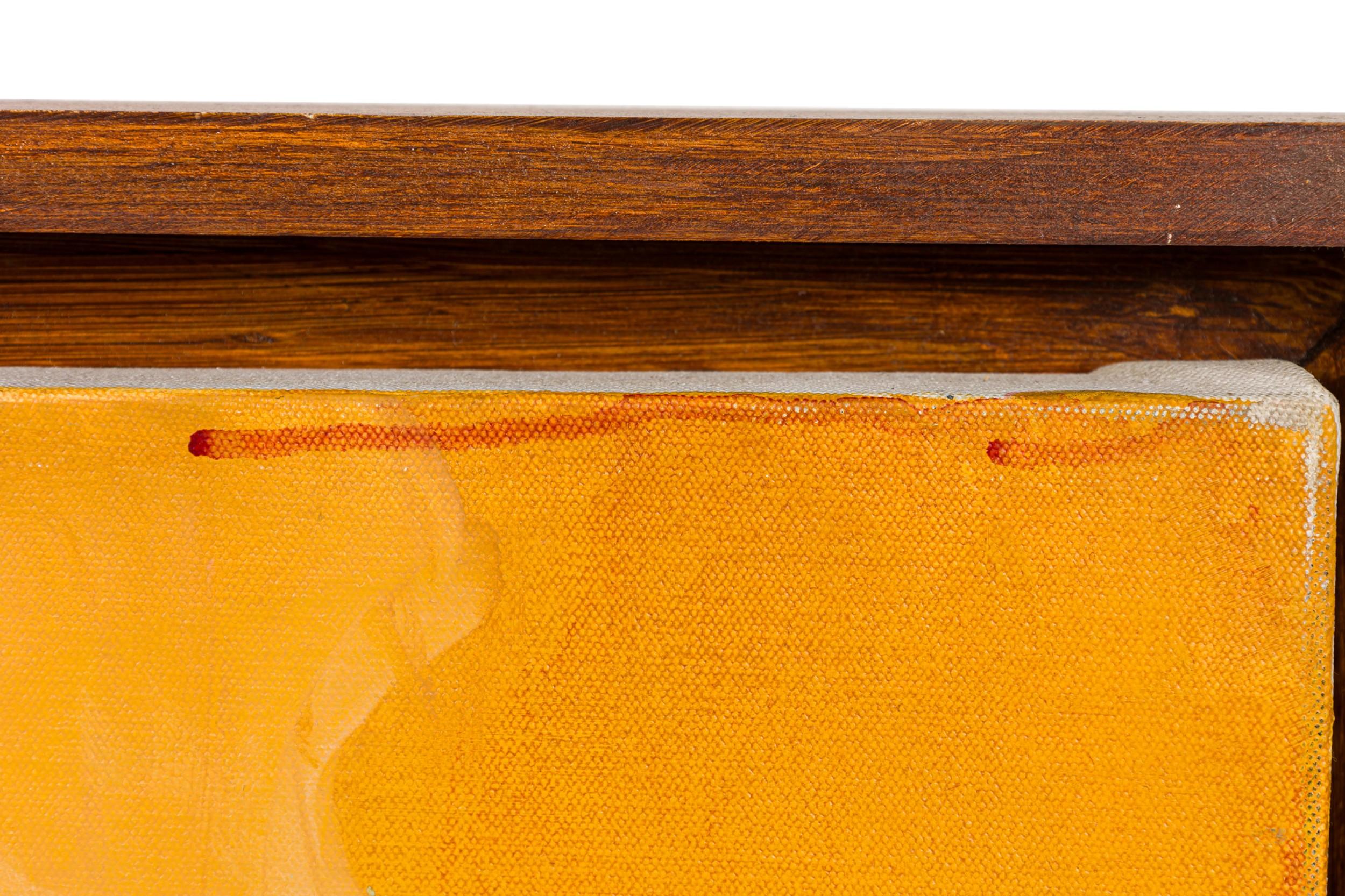 Americano Pittura astratta oro in vendita