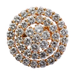 Gold Adn Diamond N. Teufel Spinner Ring