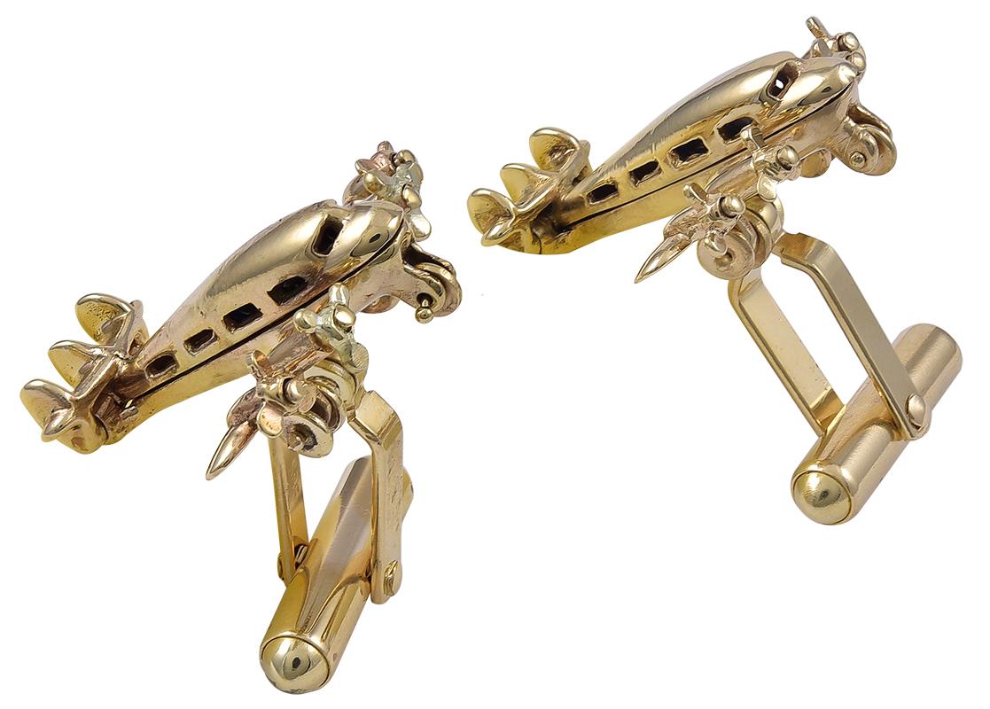 tiffany airplane cufflinks