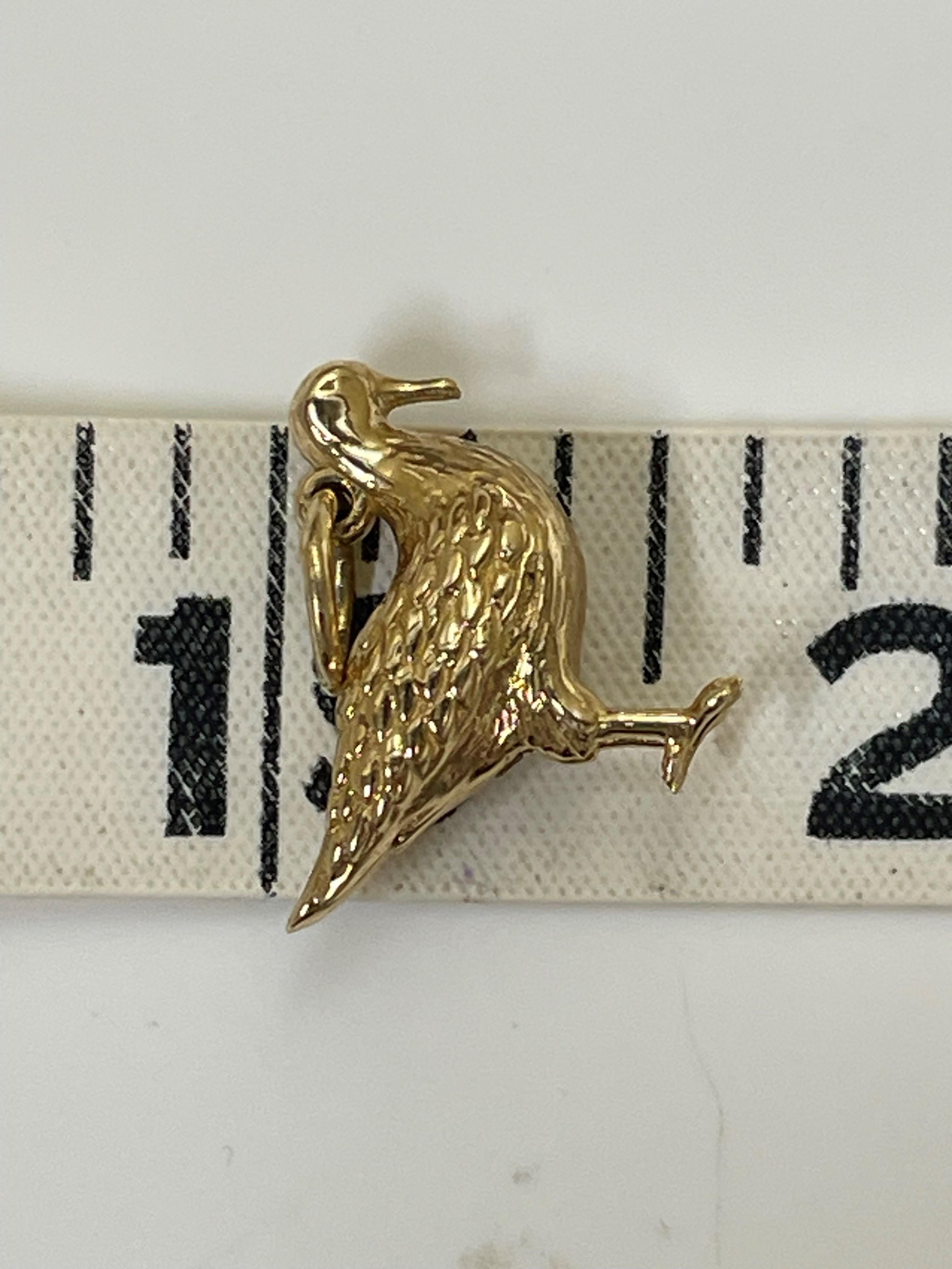 Charm/Pendente con uccello Albatross in oro In condizioni Nuovo in vendita a Cincinnati, OH