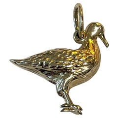 Charm/Pendente con uccello Albatross in oro