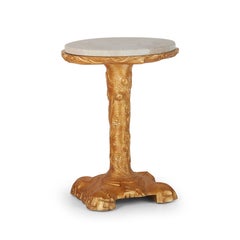 Gold Albero Table with Marble Top by Bunny Williams Home