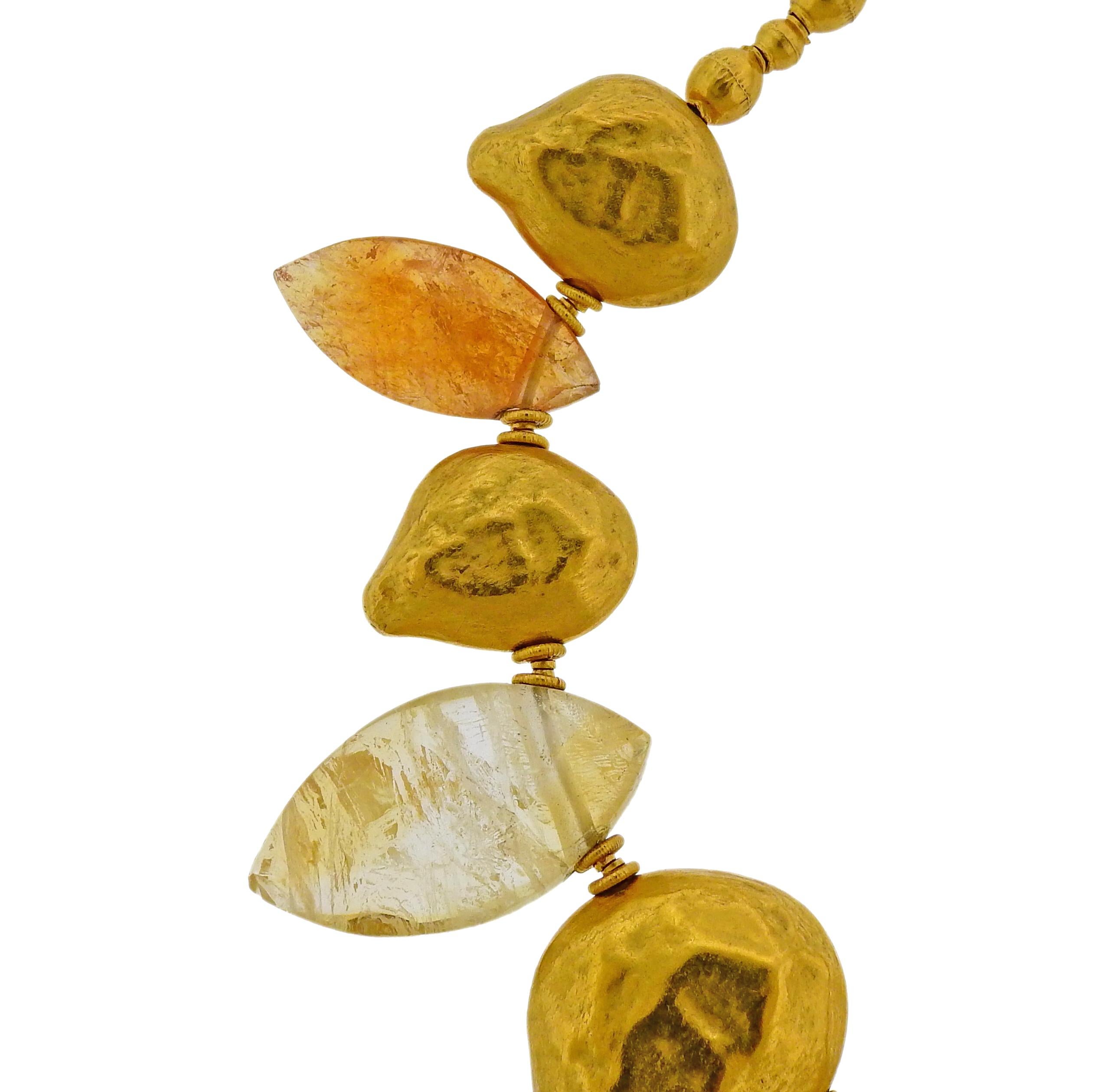 gold amber jewellery