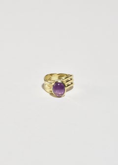 Gold-Amethyst-Ring