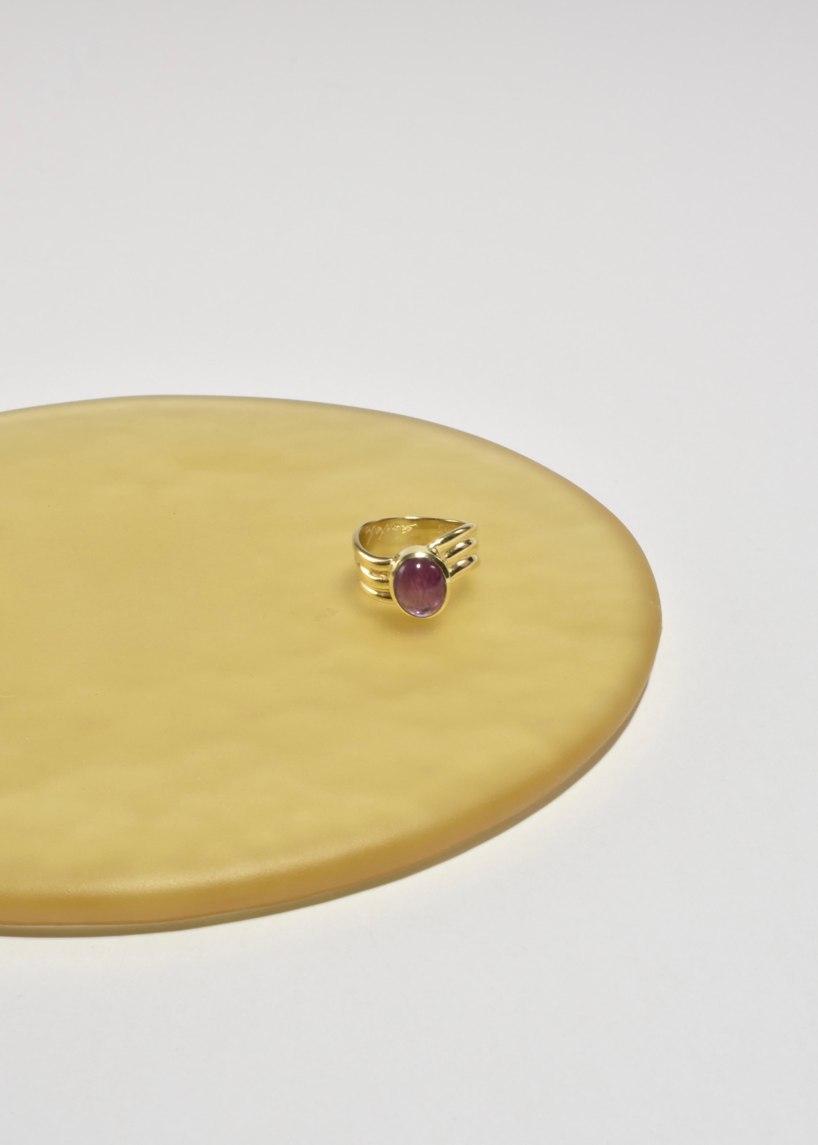Gold Amethyst Ring In Good Condition For Sale In Richmond, VA