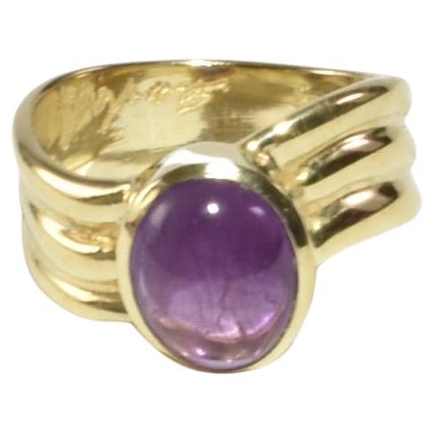 Gold Amethyst Ring For Sale