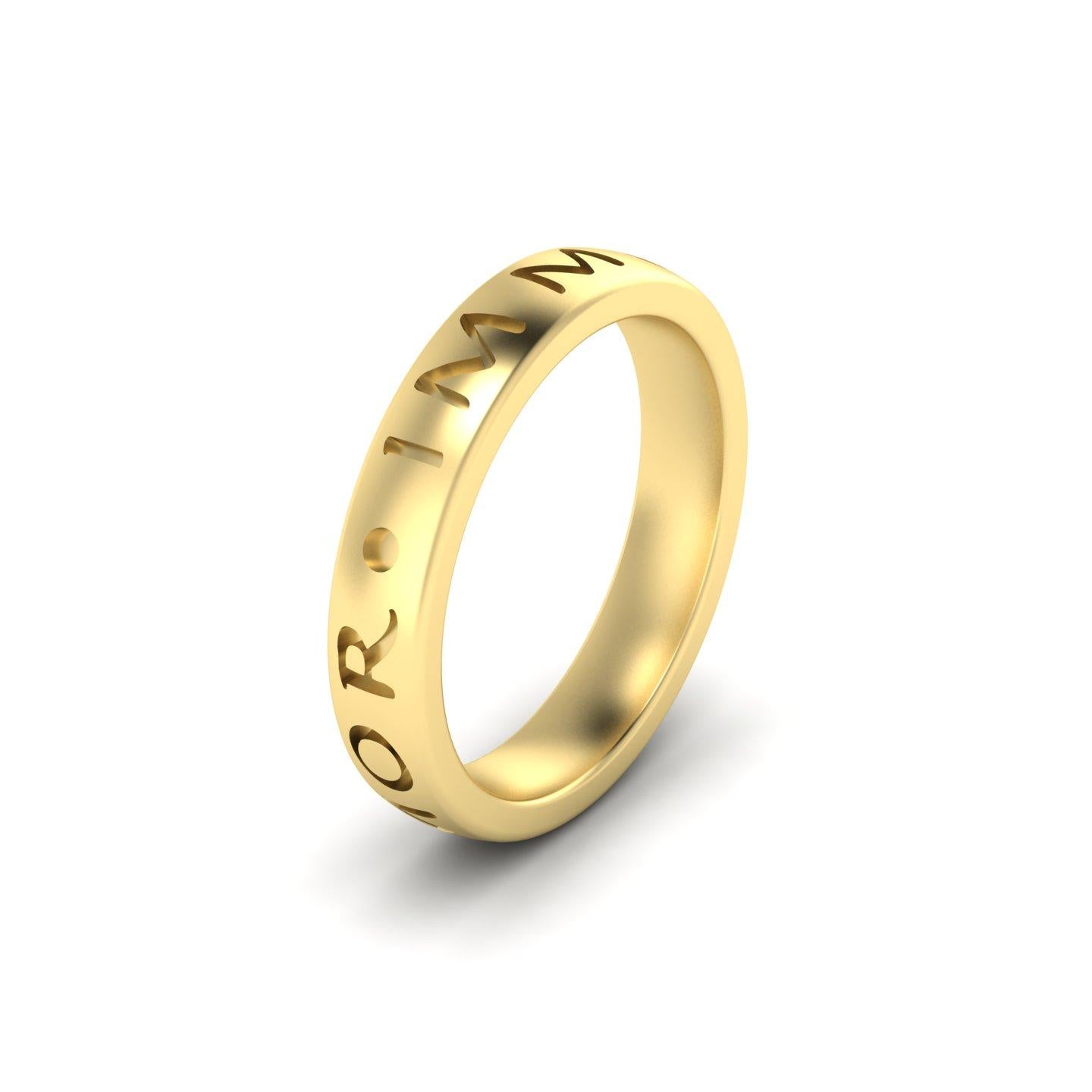 En vente :  Anneau de mariage AMOR IMMORTALIS en or 14K 9