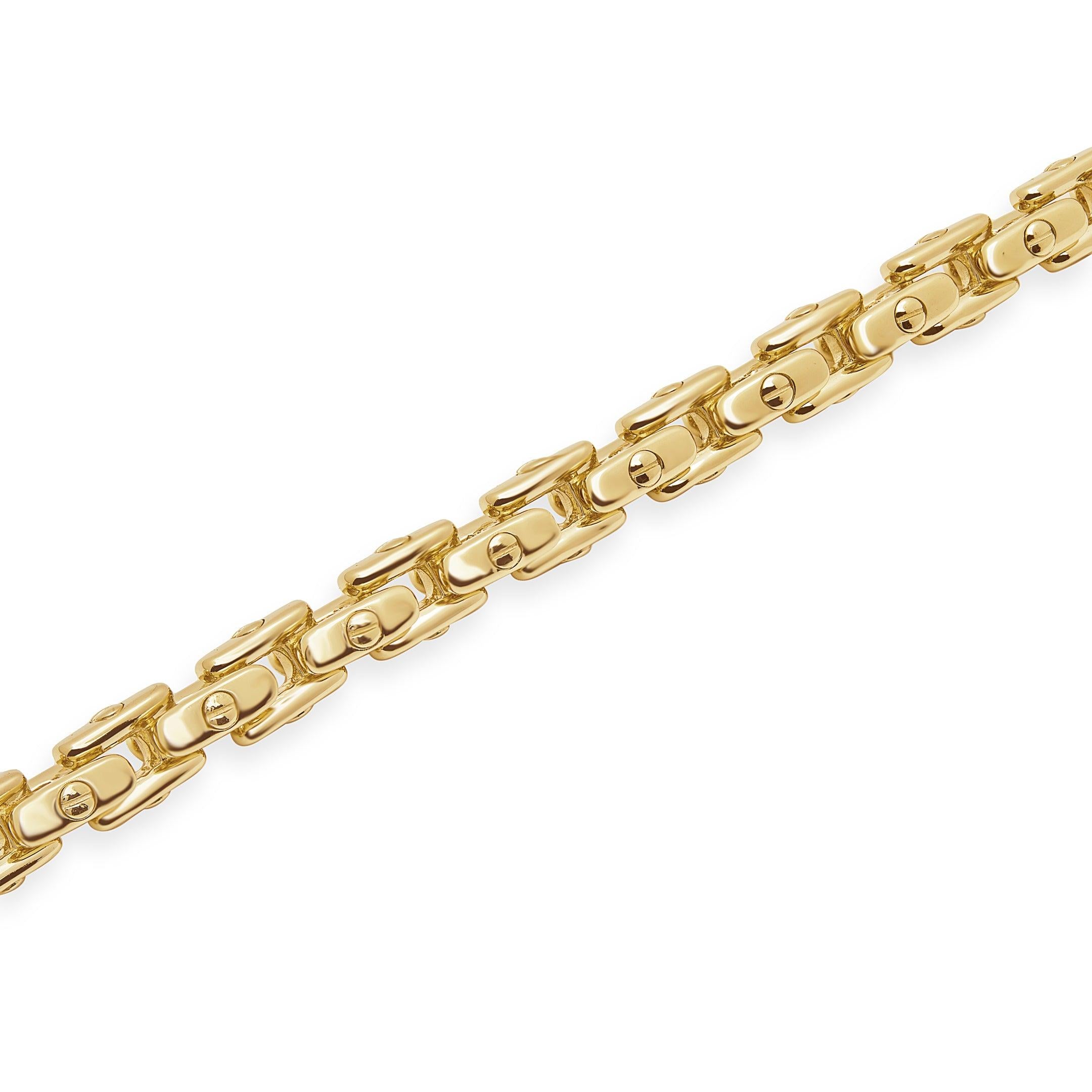 Pulsera Ancla Oro Contemporáneo en venta