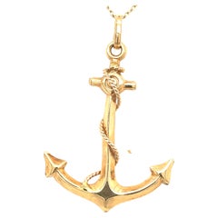 Gold Anchor Charm/Pendant