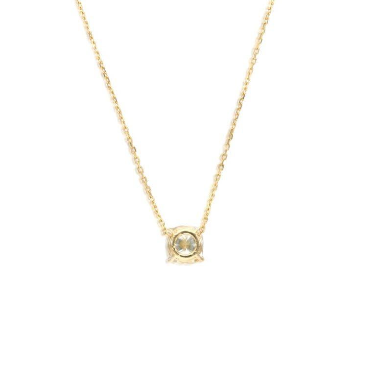 GIA Certified 2.00ct Fancy Yellow Diamond  Necklace  In New Condition For Sale In New York, US