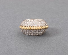 Gold and 4 Carats Diamonds Ring by Kutchinsky