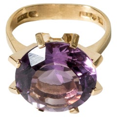 Gold and Amethyst Ring from Ceson, Sweden, 1973