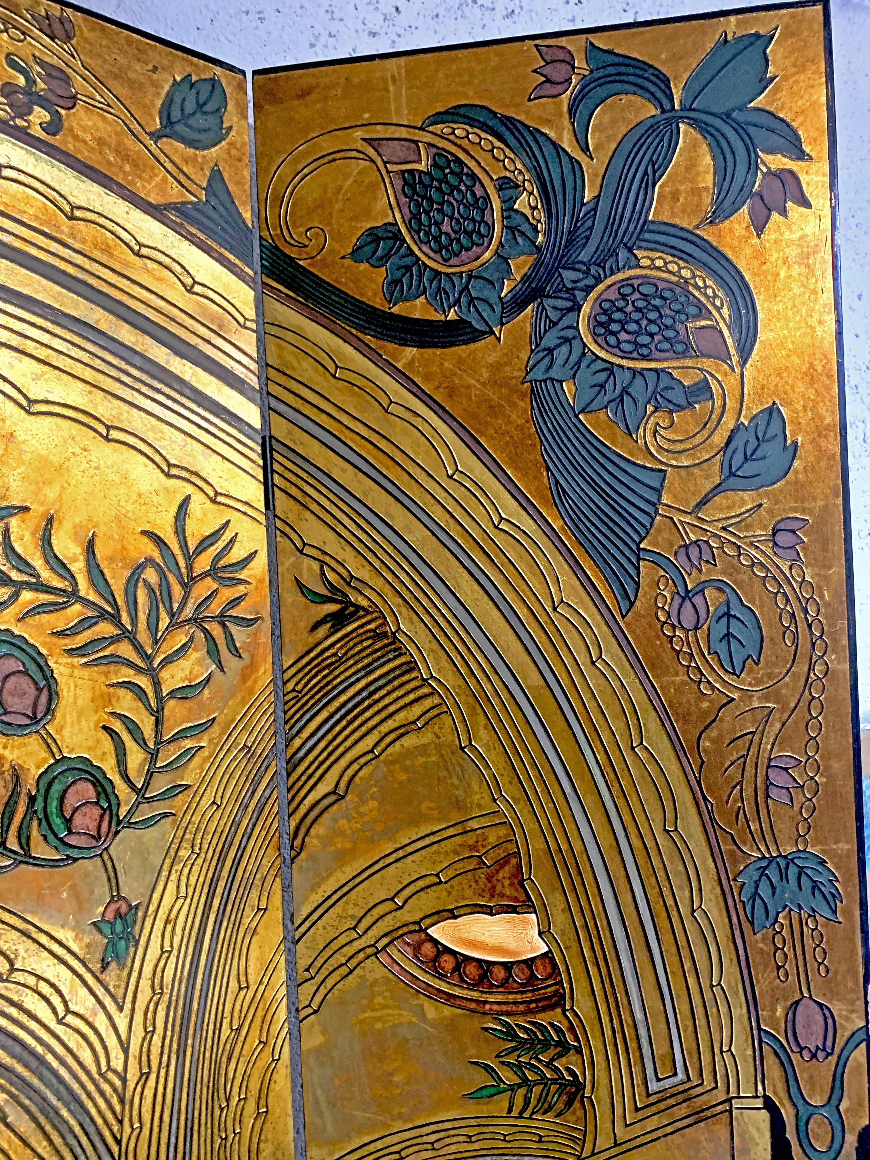 art deco gold