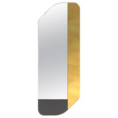 Gold and Black WG.C1.D Hand-Crafted Wall Mirror