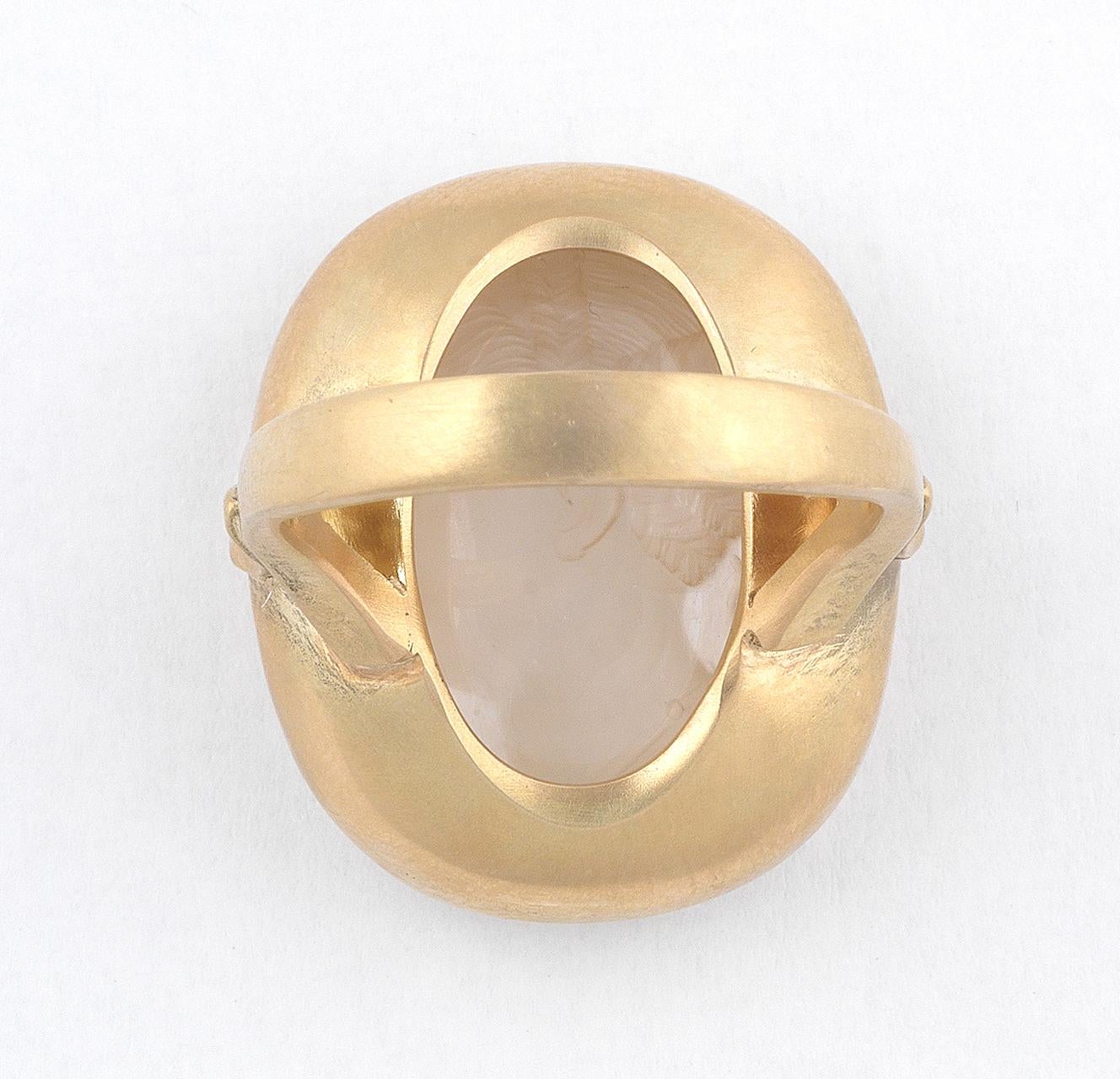 George IV Gold and Citrine Intaglio Ring, 1810s
