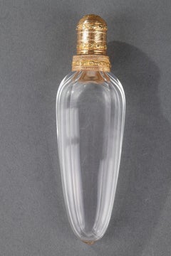 Gold and Cut Crystal Perfume Flask Louis XVI, circa 1784