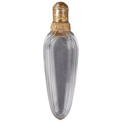 Gold and Cut Crystal Perfume Flask Louis XVI, circa 1784