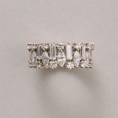 gold and diamond band ring