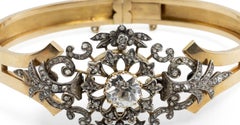 Bracelet en or et diamants - XIXe siècle