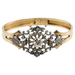 Bracelet en or et diamants - XIXe siècle