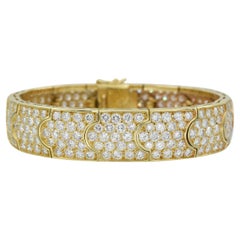 Vintage Gold and Diamond Bracelet T