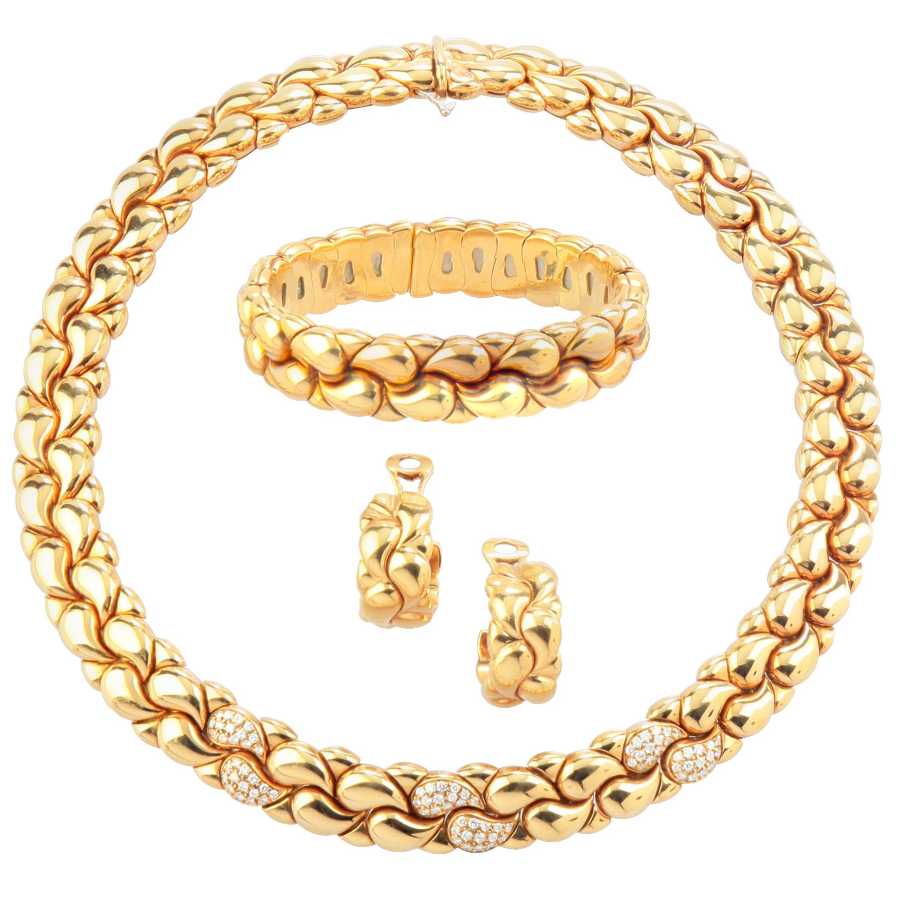 Gold and Diamond ‘Casmir’ Parure by Chopard