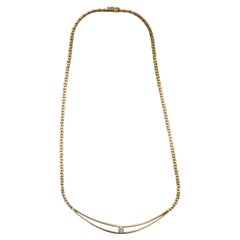 Gold and Diamond Collar Necklace