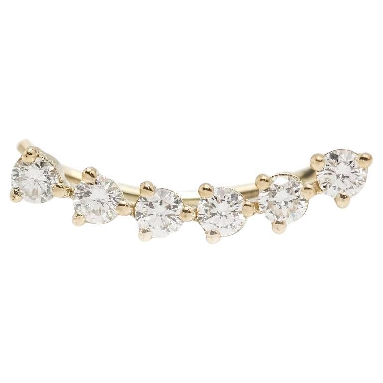 Pendiente de oro y diamantes