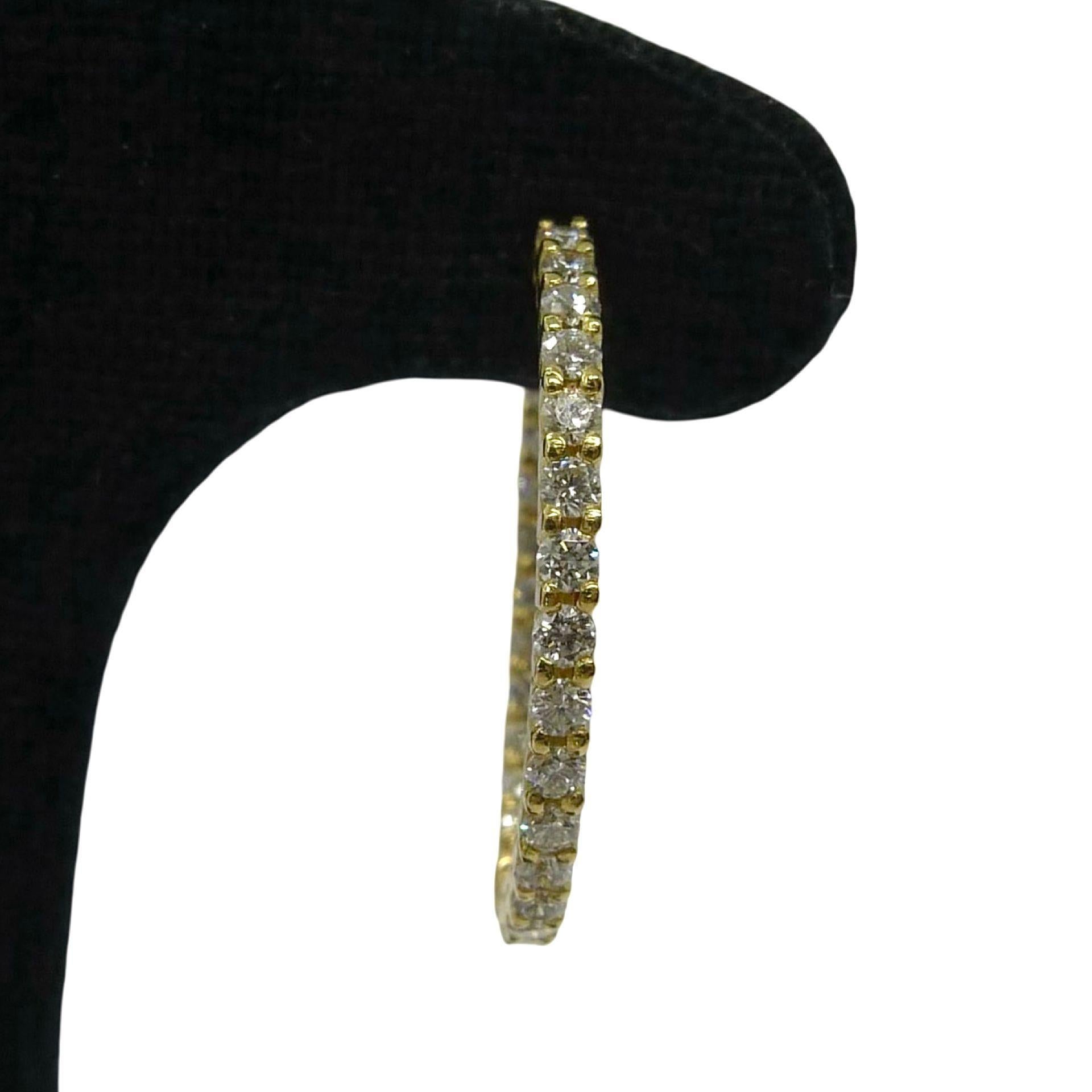 Pendientes de oro y diamantes, 1,04 ct total Moderno en venta