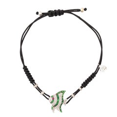 Gold and Diamond Fish Bracelet by Pippo Perez