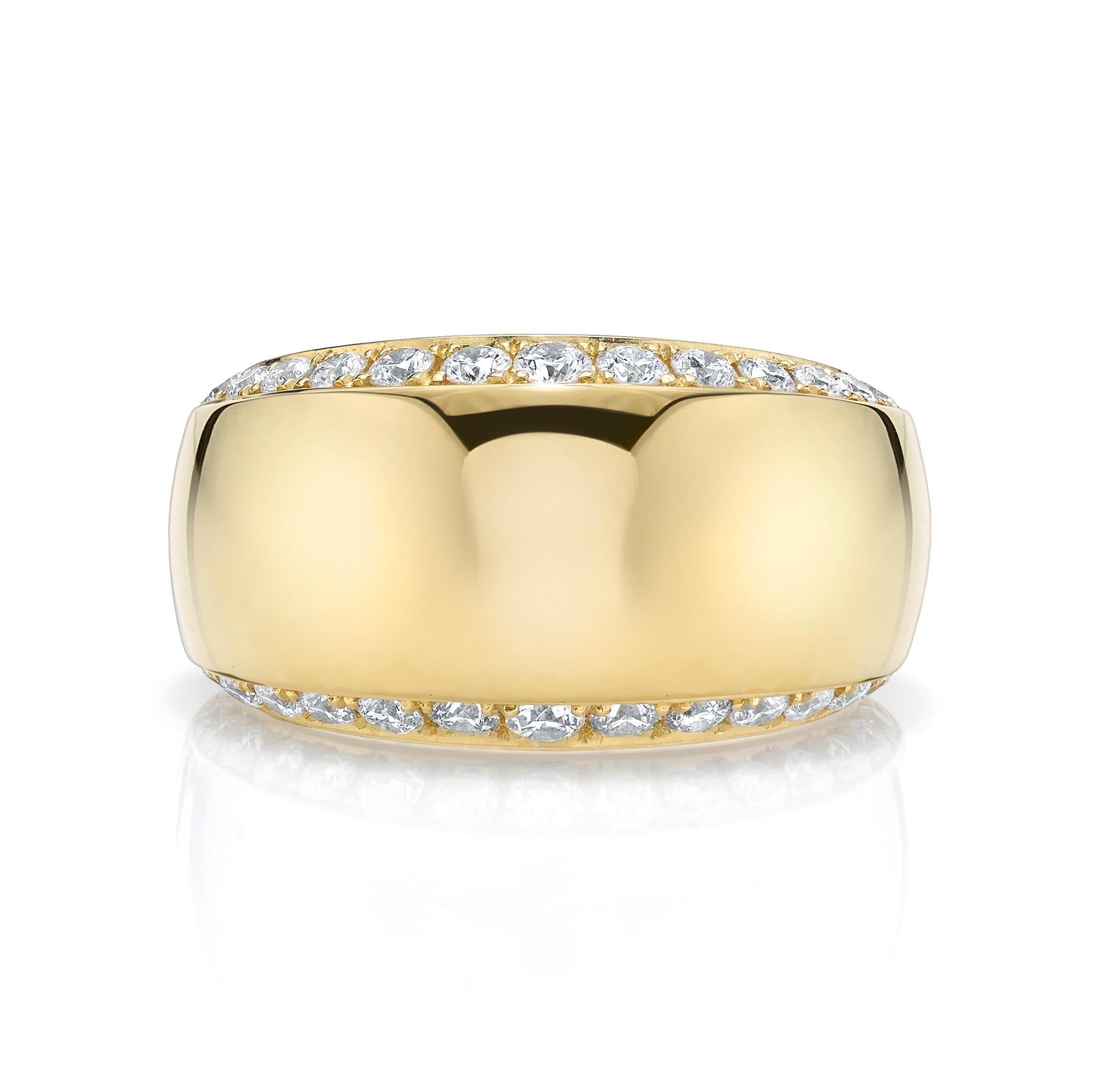 Women's Gold and Diamond Halo Ring For Sale