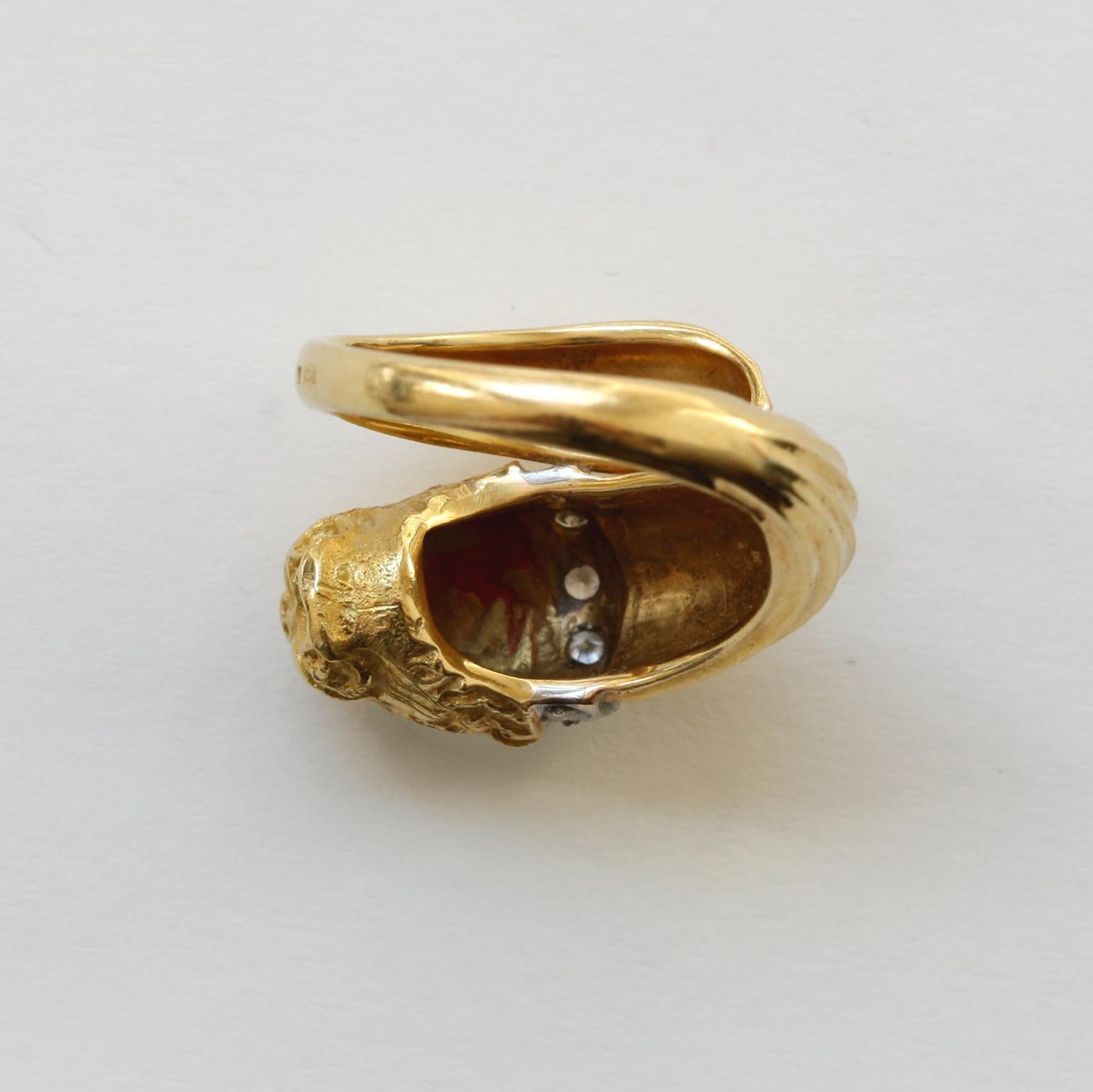 panther gold ring