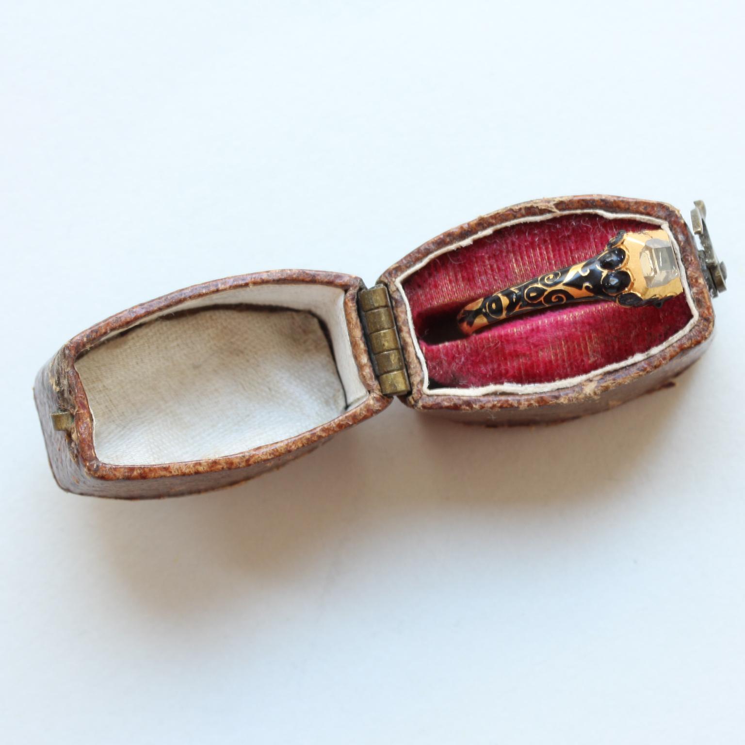 Renaissance-Ring aus Gold und Diamanten:: um 1600 im Zustand „Hervorragend“ in Amsterdam, NL