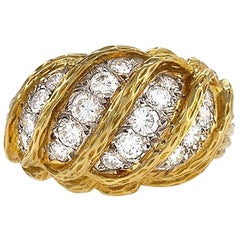 Gold and Diamond Ring by Van Cleef & Arpels