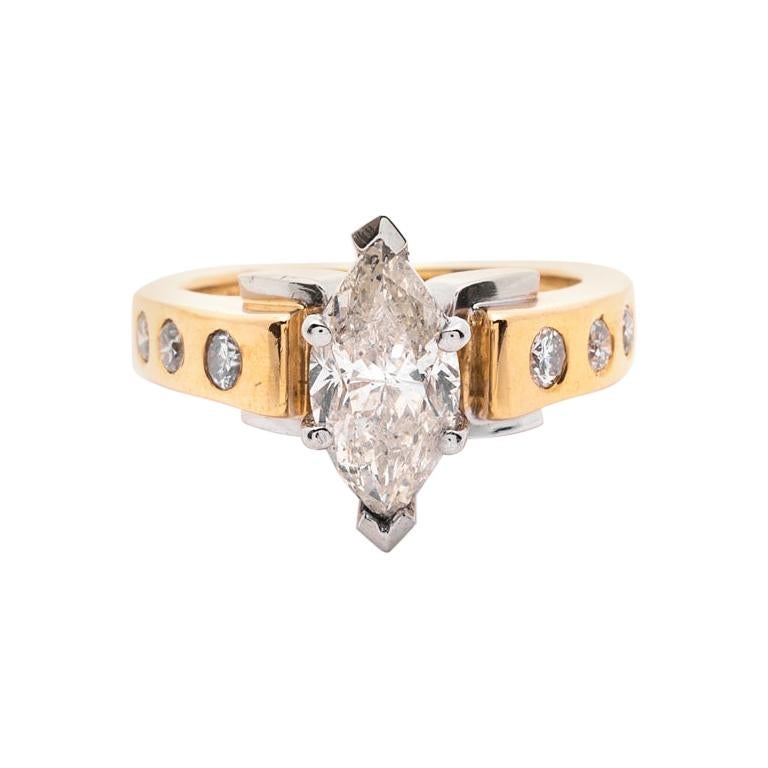 Gold and Diamond Ring