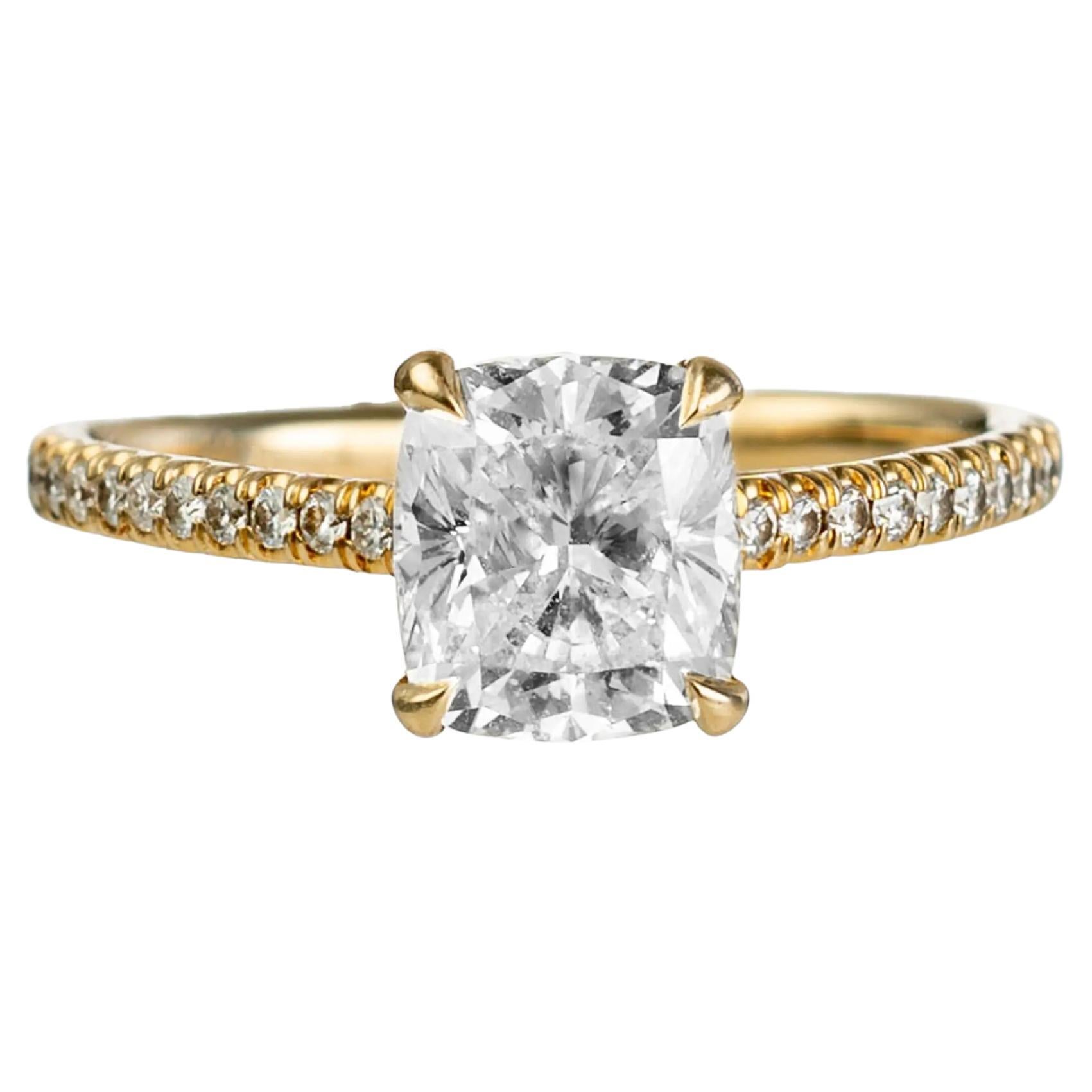 Solitär Gold-Diamantring mit Solitär