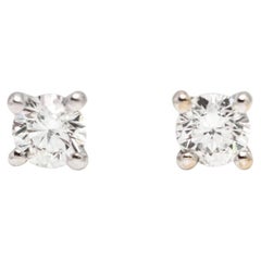 Gold- und Diamant-Ohrstecker