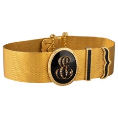 Antikes Napoleon III.-Gürtelarmband aus Gold und Diamanten