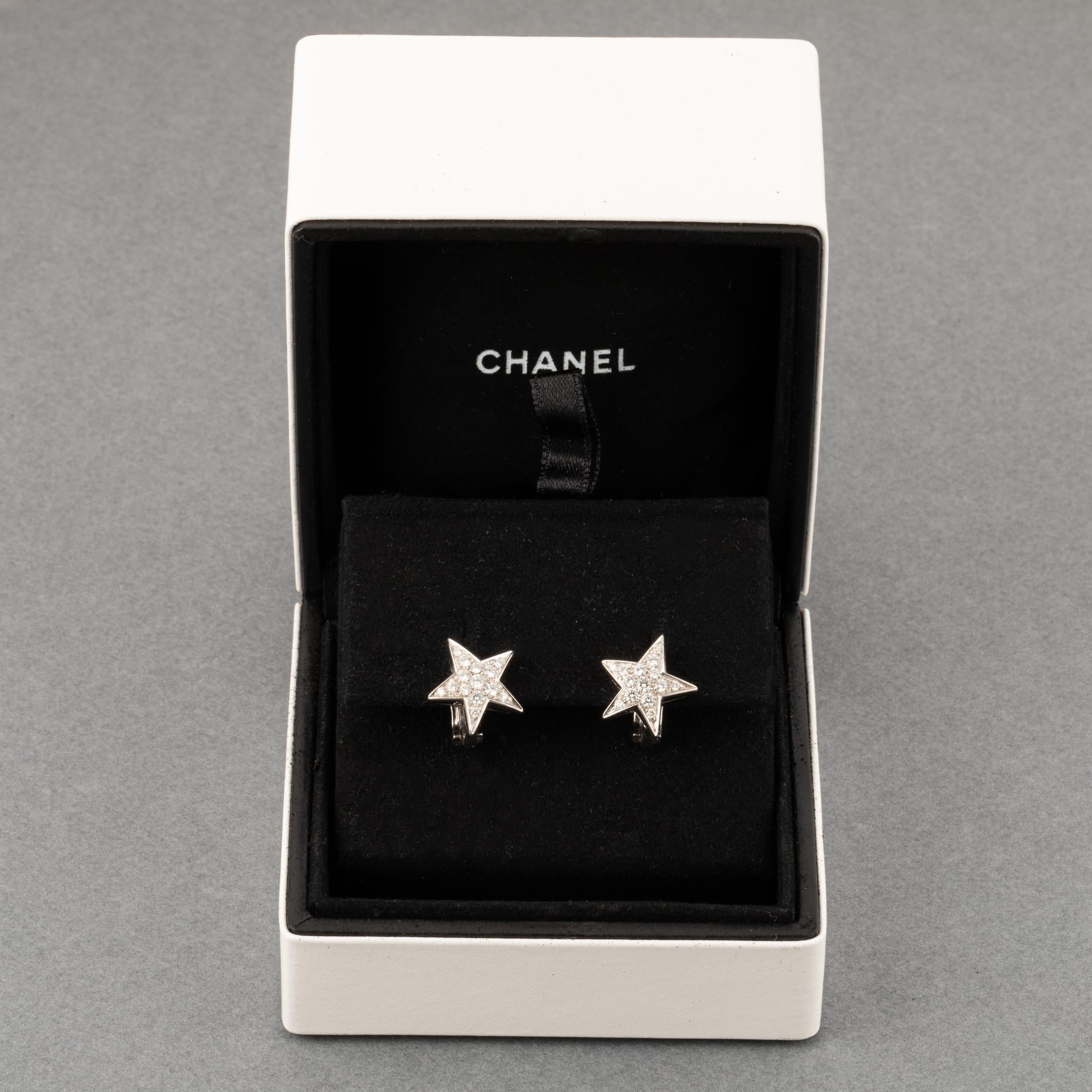 chanel diamond earrings price