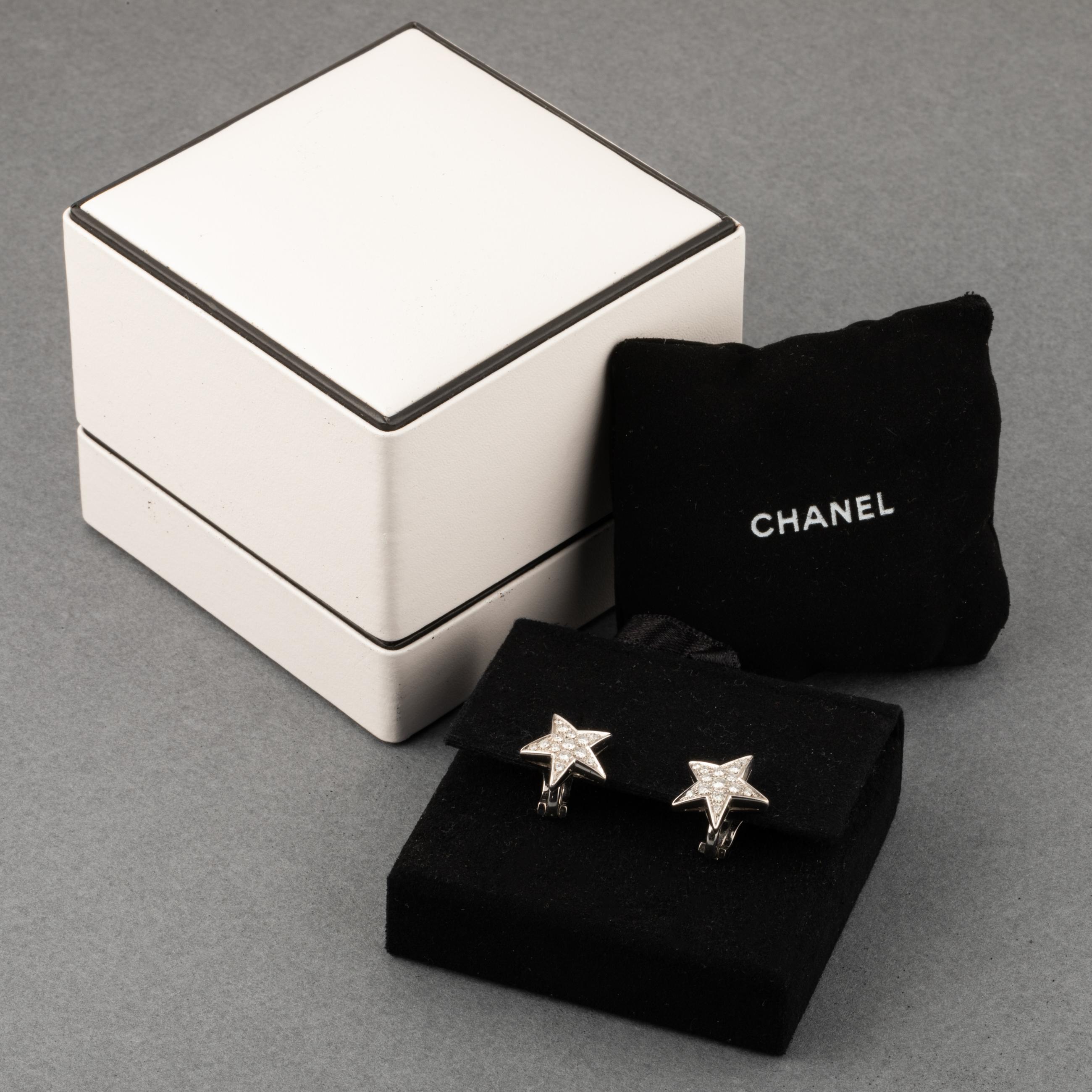 chanel earrings star