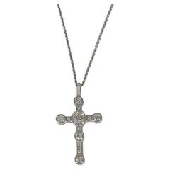 Colgante cruz de oro y diamantes de George Lambert, Suiza