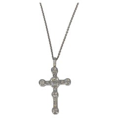 Gold and Diamonds cross pendant by George Lambert, Switzerland 