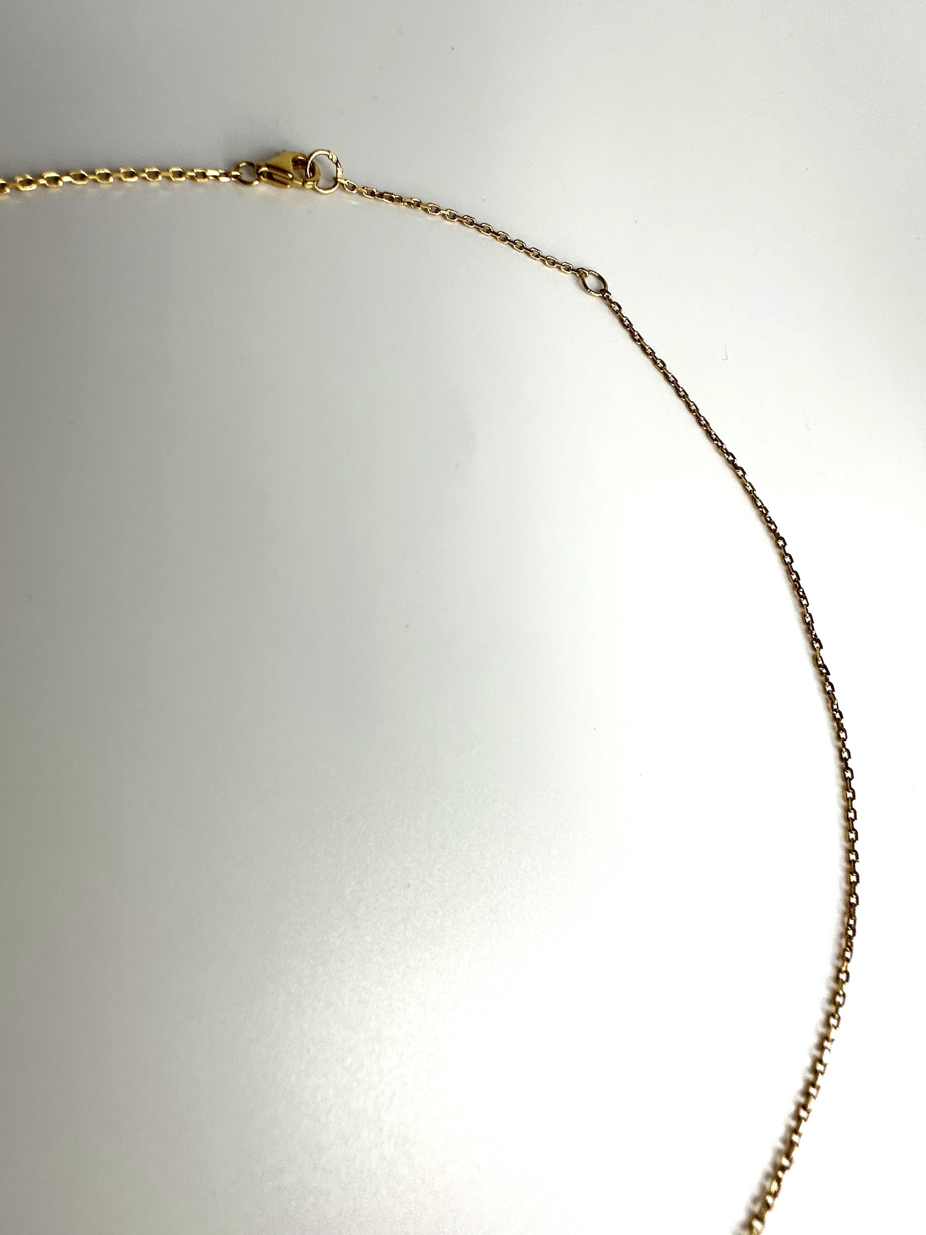 Women's or Men's Gold and Diamonds Necklace For Sale