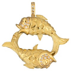 Gold and Diamonds Pendant