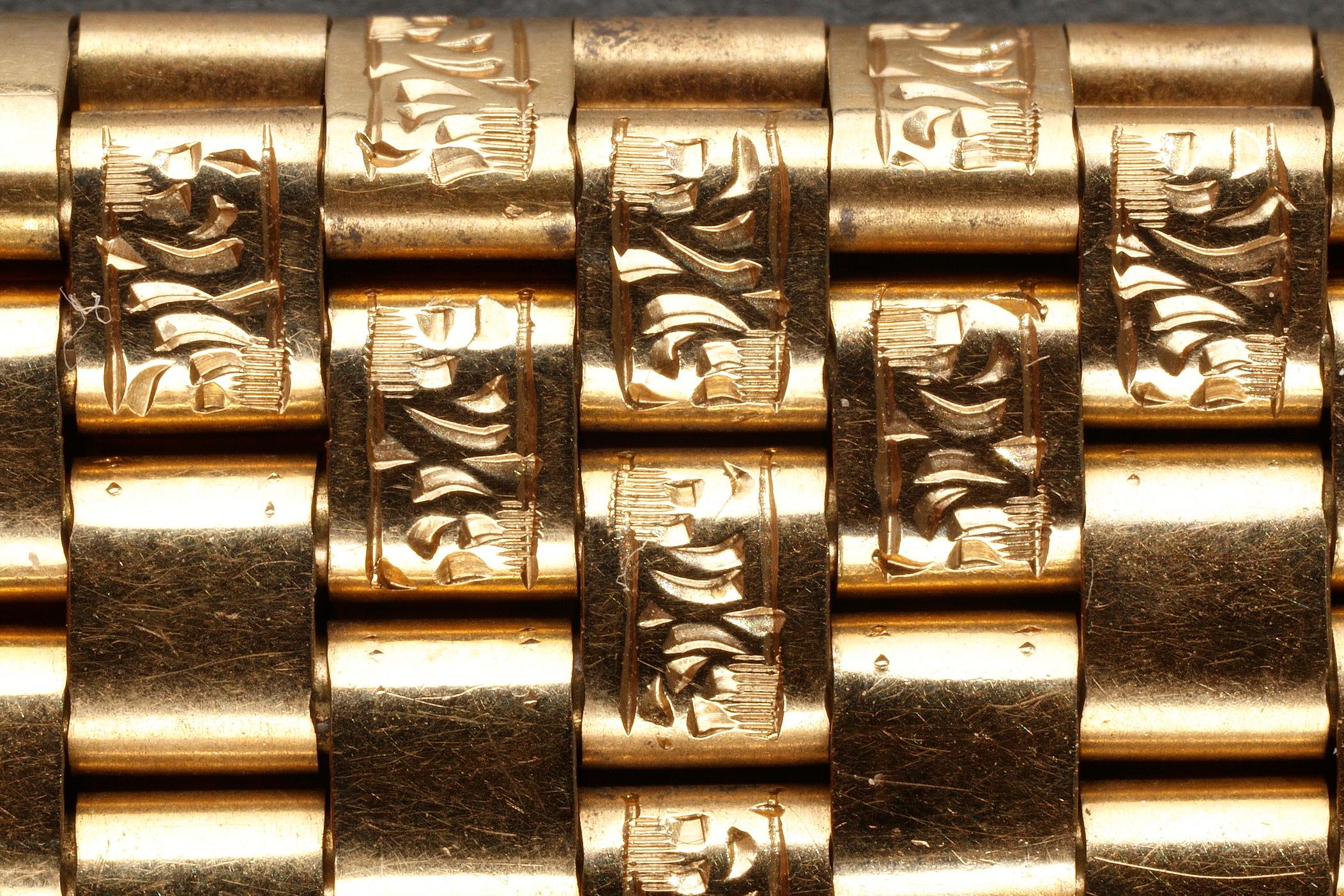Miniatur-Armband aus Gold und Emaille, Bost, 19. Jahrhundert im Angebot 8